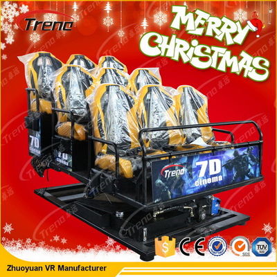 Simulador do cinema do parque temático 5D com a tela de projeção feita sob encomenda 220 V 8,0 quilowatts