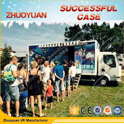 Assentos surpreendentes móveis do simulador 6 do cinema 7D com iluminação/simulação da chuva