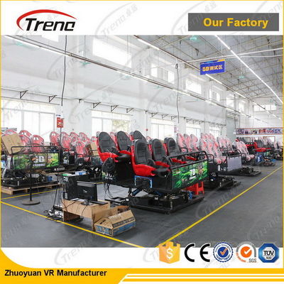 Assentos móveis do cinema 4 do controle de Digitas 7D/6 assentos com sistema hidráulico