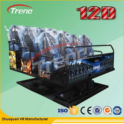 Cinema das dimensões de Digitas 7, teatro do cinema 7d com efeito da varredura do pé