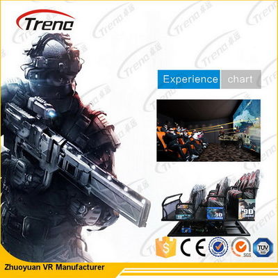 Arma de 6 DOF que dispara no simulador estereofônico do cinema 7D com o gancho 2.25KW 220V de 3D VR