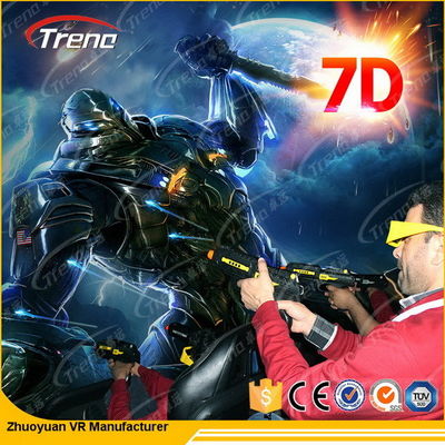 6 cinema bonde dos assentos 7D com sistema 220V 5.50KW do efeito especial