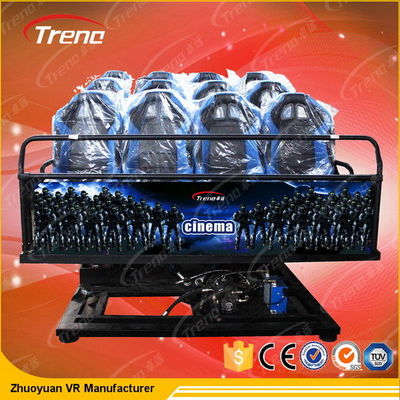 Arma completa do movimento que dispara no cinema do simulador 7D com ar do sopro para enfrentar efeitos