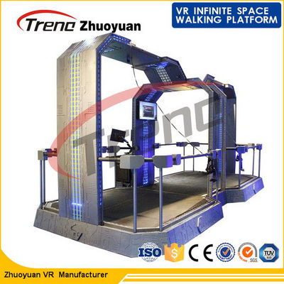 Seguimento principal de passeio do ° do simulador 360 da realidade virtual da arma do tiro para o shopping