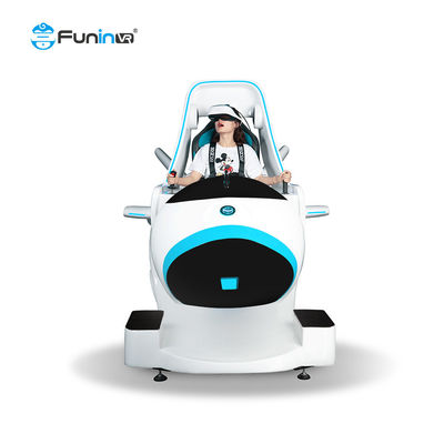 Cadeira de cockpit de simulador de voo de parque de diversões interno 360 Vr