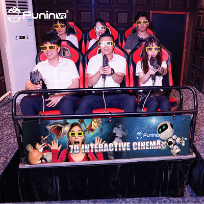 Cinema hidráulico de Vr 7D 5D do parque temático da máquina de jogo da realidade 8D virtual