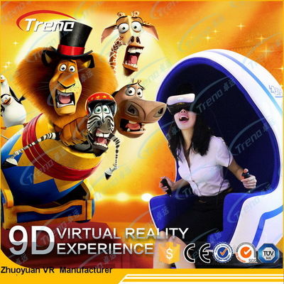 Simulador da realidade virtual de sistema bonde 9D com vidros Seat 1 de VR/2/3