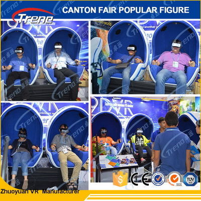 Sistema bonde engraçado do simulador 220V do equipamento 9d VR do parque de diversões dos jogos