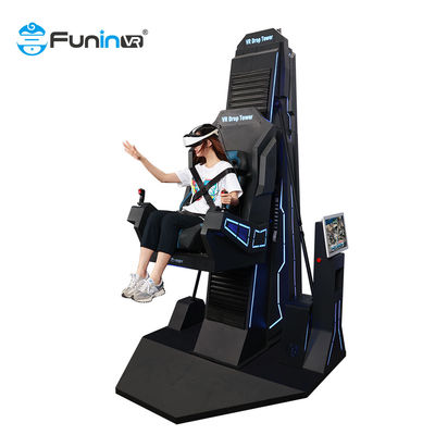 Torre Flight Simulator da gota da máquina de jogo VR do parque de diversões 9d