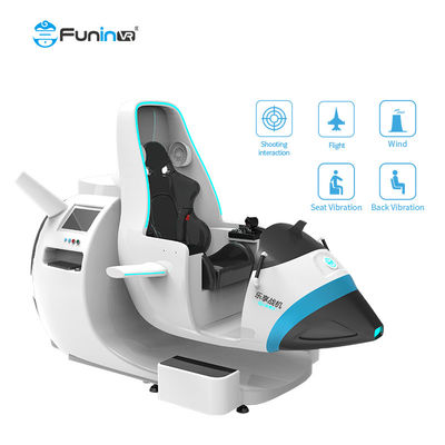360 cabina do piloto do grau 9D VR Flight Simulator para o aeroporto da loja de VR