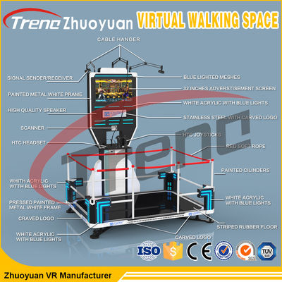 Jogador de passeio da plataforma 360° da realidade virtual de espaço infinito de VR único para o centro da alameda