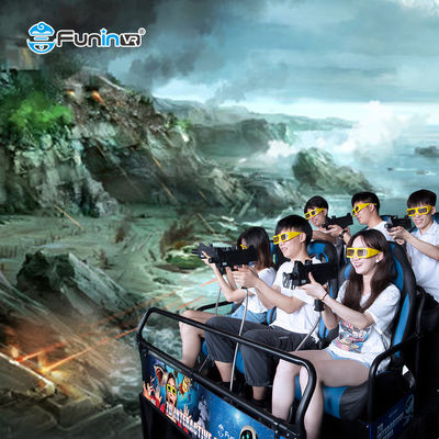 Metal 7D Simulador de corrida de movimento interativo para tela curva plana HD Projeção Cinema