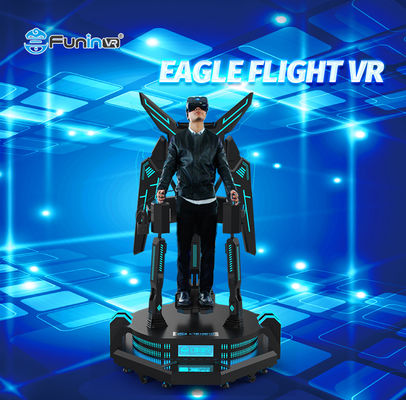 0.8kw Stand Up Flight VR Simulator Ultimate Platform Alta Velocidade de Movimento