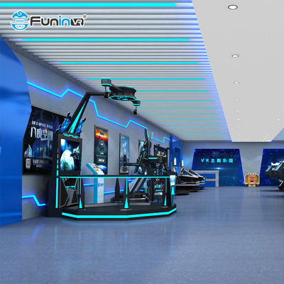 Simulador de tiro 9D para jogadores múltiplos com plataforma de movimento 6DOF