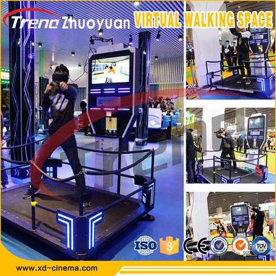 Cinemas da ação dos jogos 9D do tiro do preto da caminhada do espaço da realidade virtual dos auriculares VR de VR HTC