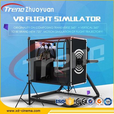 Vidros de gerencio de Flight Simulator VR da realidade virtual da cabina do piloto VR de 720 graus