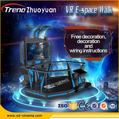 Cinemas da ação dos jogos 9D do tiro do preto da caminhada do espaço da realidade virtual de HTC VIVE