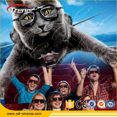 6 / 9/12 equipamento do teatro da plataforma do Dof do sistema 6 do cinema dos assentos 7d grande 7d