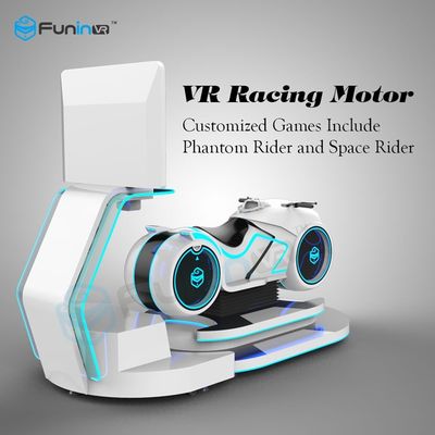 motocicleta de 220V 0.7KW Multiplayers que conduz a máquina de jogo de VR para o parque temático de VR