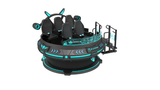 Entretenimento 55 polegadas tela 9D VR cadeira AC220V 5 lugares