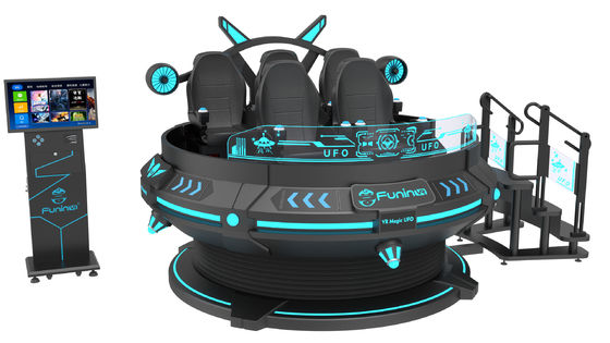 Entretenimento 55 polegadas tela 9D VR cadeira AC220V 5 lugares