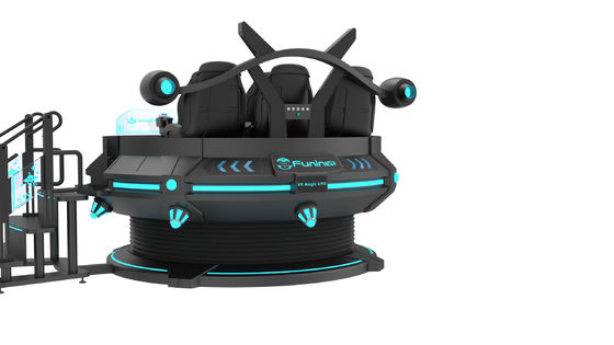 Entretenimento 55 polegadas tela 9D VR cadeira AC220V 5 lugares