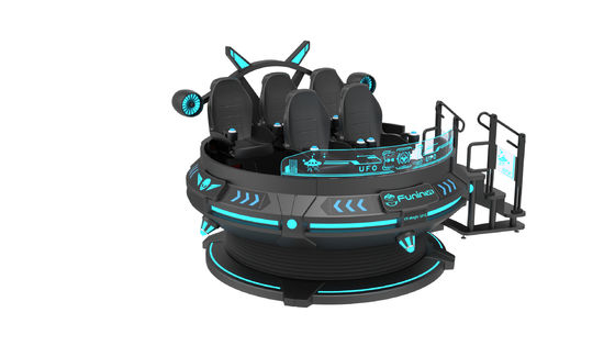 Entretenimento 55 polegadas tela 9D VR cadeira AC220V 5 lugares