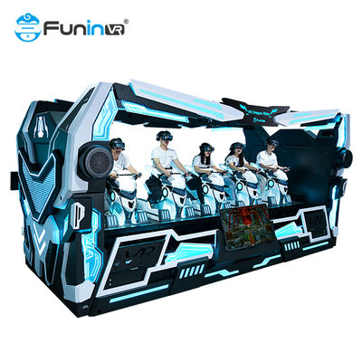 Entretenimento 9D VR Dragon Rider Simulador de 5 lugares em Plataforma Temática Extrema Dinâmica