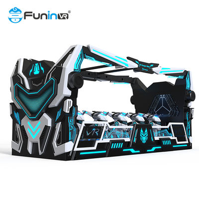 Entretenimento 9D VR Dragon Rider Simulador de 5 lugares em Plataforma Temática Extrema Dinâmica