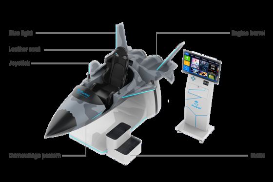 Cinema de Realidade Virtual 9D de Entretenimento Com Óculos VR Deepoon E3 3123x1708x1739mm