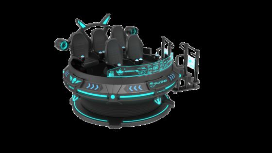 Atualize seu negócio de entretenimento com 6 lugares 9D VR VR Cinema Voltagem 220V / 2.4KW e Computador I5 1650 8G 240G