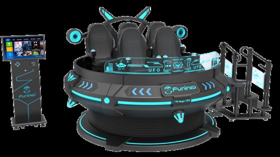 Atualize seu negócio de entretenimento com 6 lugares 9D VR VR Cinema Voltagem 220V / 2.4KW e Computador I5 1650 8G 240G