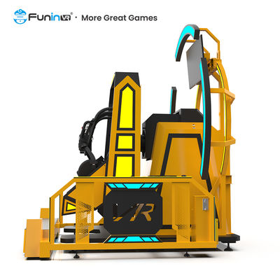 Máquina de jogo imersiva da arcada da montanha russa VR de Flight Simulator da rotação 360°