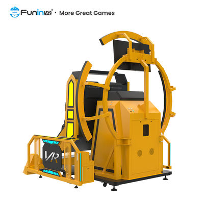 Máquina de jogo imersiva da arcada da montanha russa VR de Flight Simulator da rotação 360°