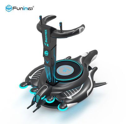 Os simuladores de vibração de um jogador da realidade virtual com diodo emissor de luz iluminam fácil transportar