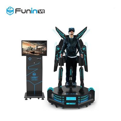 máquina de jogo de voo do simulador 2.0kw+200 quilograma VR 360 do cinema do voo de 1260*1260*2450mm 9D VR Eagle para o parque de diversões