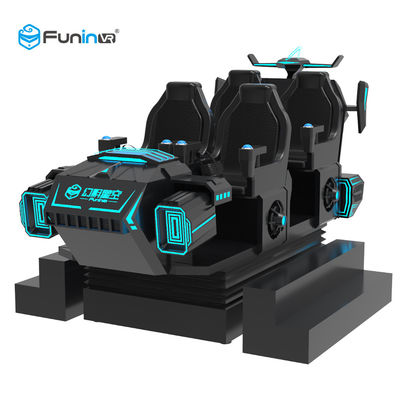 jogos interativos virtuais do tiro do simulador VR do mundo de 3.8KW 9D 6 assentos para crianças