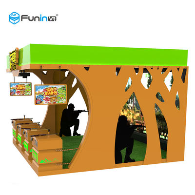 O simulador 220V VR da realidade virtual do jogo 9D do tiro da arma publica o equipamento de jogo