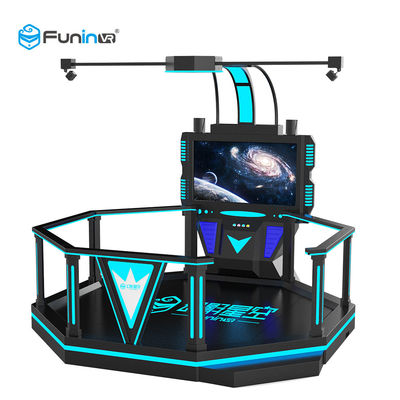 azul de passeio do jogador da máquina de jogo 1 da plataforma do espaço de 220V VR com preto