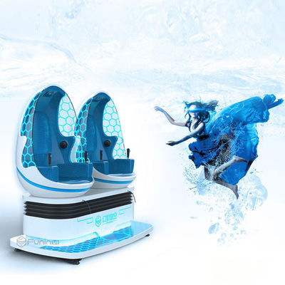 Gêmeo aluído bonde Seat do simulador 4.5KW da realidade virtual da plataforma 9D