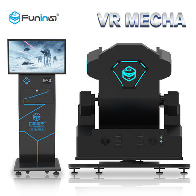 Tamanho do poder 1610 * 1940 * 1780mm do simulador 700w da realidade virtual dos jogos 9D de VR Mecha