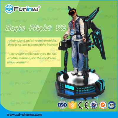 360 o cinema interativo Eagle Flight Simulator da opinião 9D VR do grau com tiro atira em 220V
