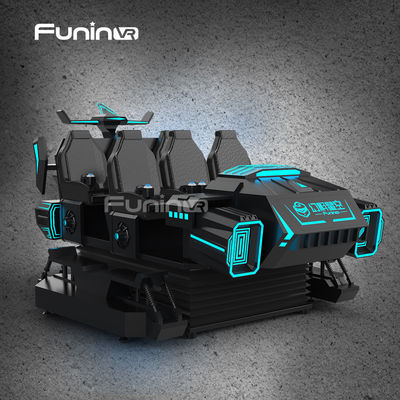 Assentos bondes do cinema 6 do movimento do simulador do jogo do passeio 9D VR do divertimento