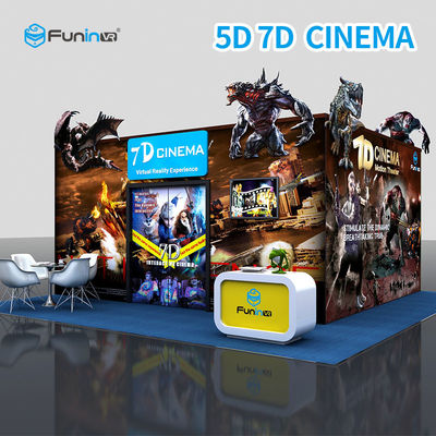 Cinema do simulador da realidade virtual do TUV 9D/5D VR para o parque de diversões
