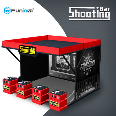 Jogadores reais do herói 4 da caça do tiro do sentido da máquina de jogo do tiro da tela do projetor