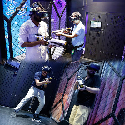 O parque de VR+ monta a sala dinâmica para múltiplos jogadores eletrônica VR do escape de Arcade Games 9D VR