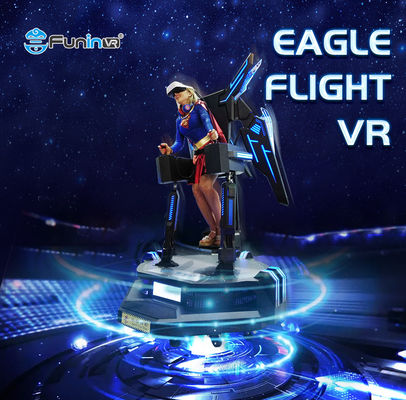 Parque temático da experiência 9D VR Eagle VR da realidade virtual de carga avaliado 150kg