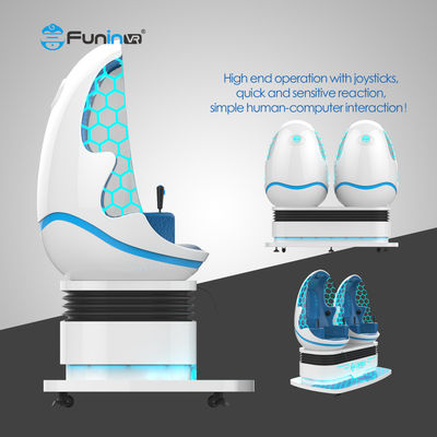 O produto azul do jogo do simulador VR da arcada de VR 360 ganha a dinheiro o jogador da realidade virtual 2