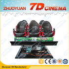 6 cinema bonde dos assentos 7D com sistema 220V 5.50KW do efeito especial