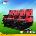 3 Dof bondes/cinema hidráulico do simulador do equipamento 7D do cinema 5D com cadeira do movimento